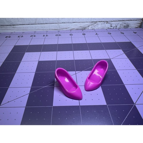 Hasbro Other - JEM & the Holograms Fuchsia/ Purple Doll Shoes Pumps Hasbro 80's